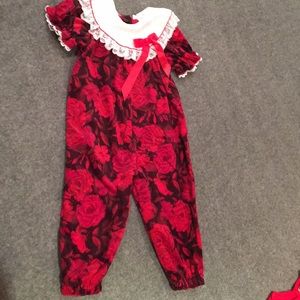 Toddler rose romper